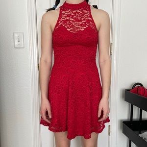 Red dress